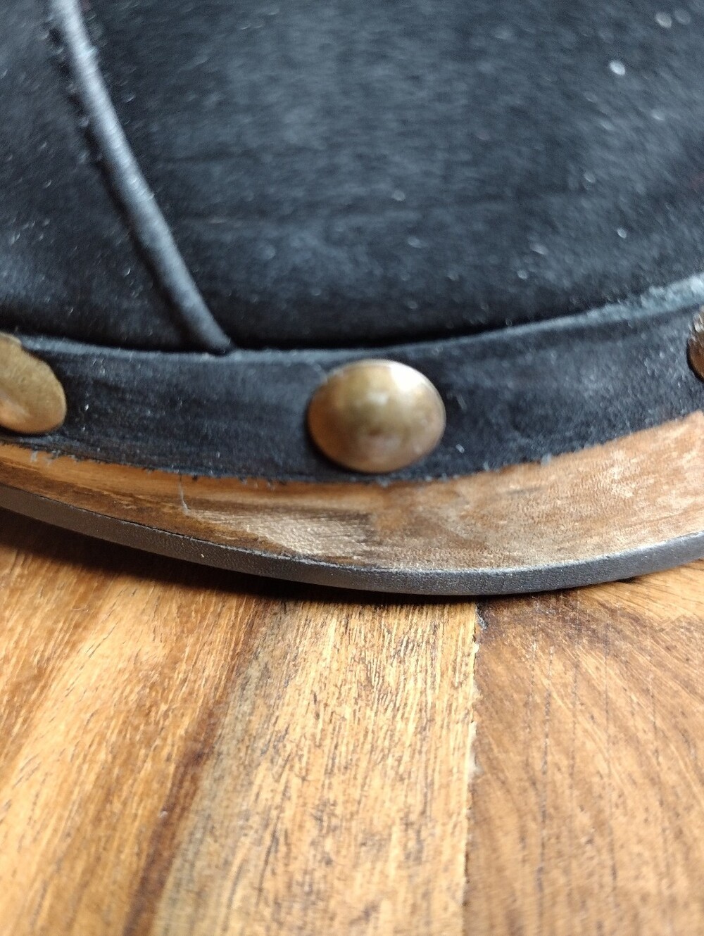 Five Worlds Black Leather Studded Clogs Size 9.5 - Picture 7 of 7